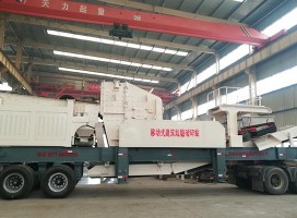 陕西建筑垃圾综合处理方案,时产100方移动破碎机