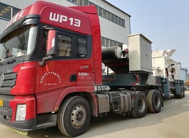 建筑固废循环利用少不了天博建筑固废移动石子机的助力