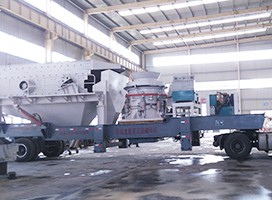 天博新型移动式破碎站抢占建筑垃圾处理市场