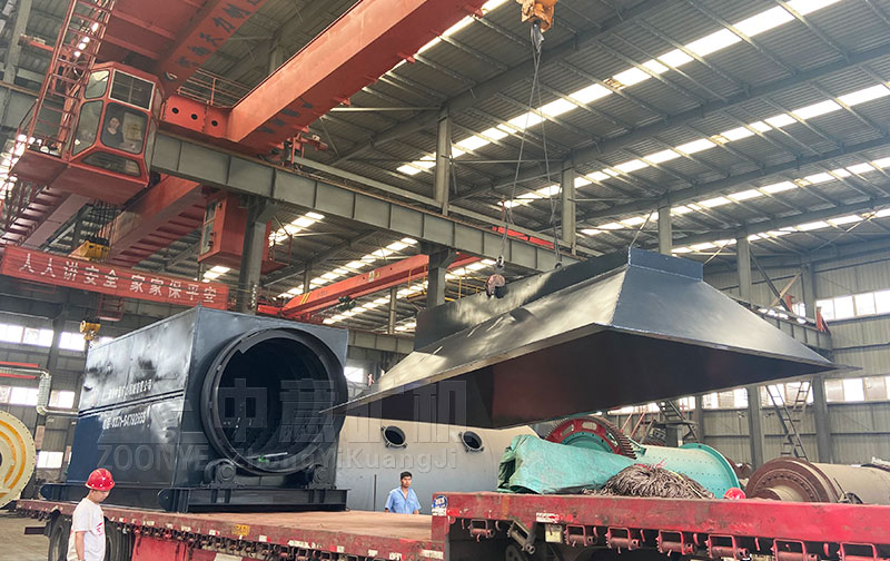 天博滚筒筛发货