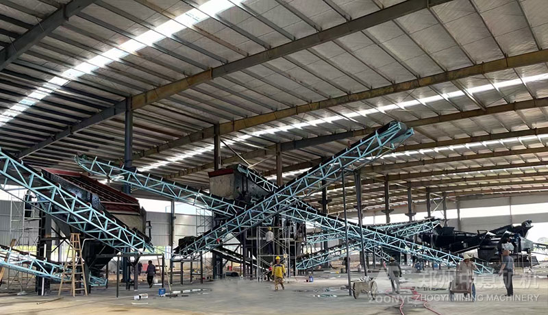 整条生产线均由天博矿机提供