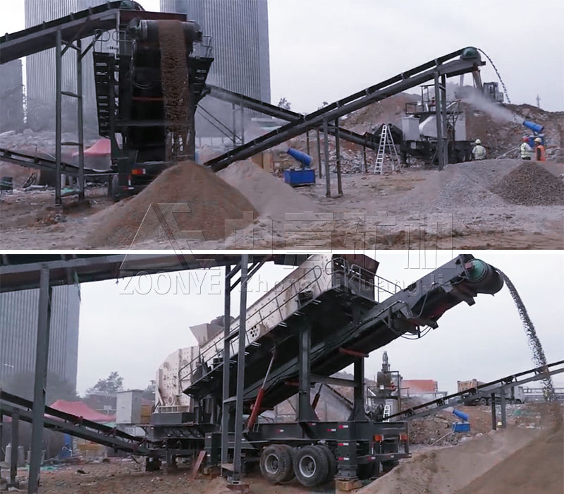 建筑垃圾处理现场