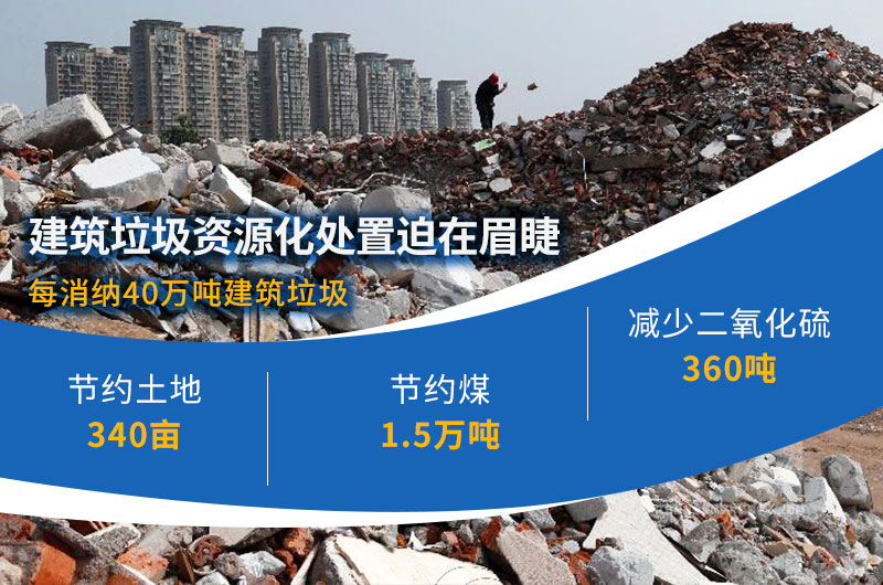 建筑垃圾资源再利用环境效益高