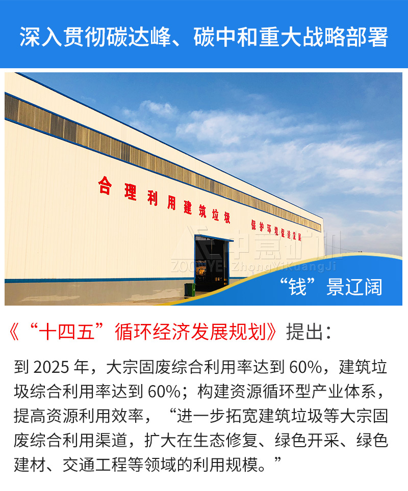 深入贯彻碳达峰 促进建筑垃圾资源化利用