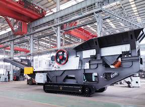 移动式破碎机破碎青石生产石子用哪种机器