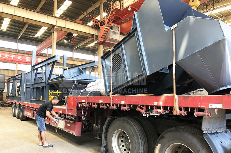 振动筛+给料机钢架 振动筛+给料机钢架