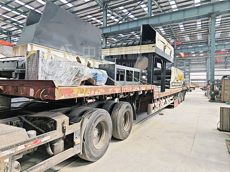 垃圾资源化处理设备装车完毕 垃圾资源化处理设备装车完毕