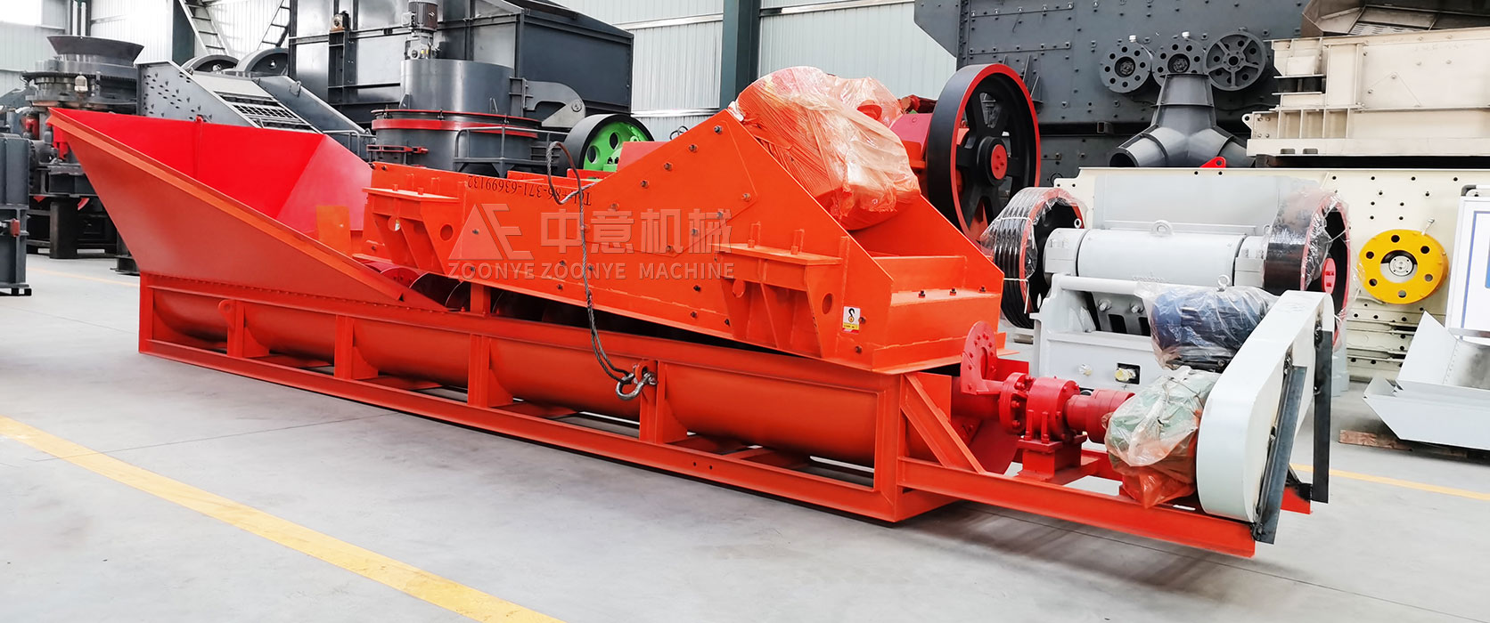 �������ǿͻ����Ƶ��첩�й���ɰʯ�豸���ڷ���