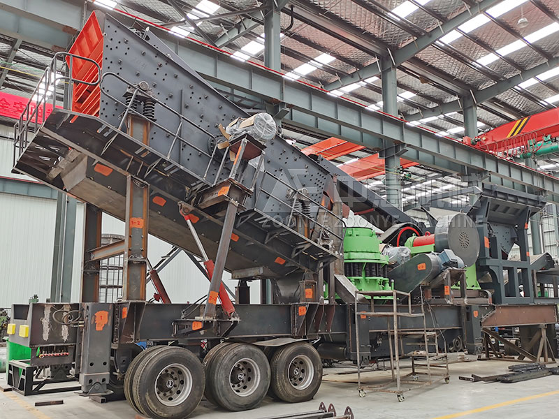 移动轮胎式破碎站 移动轮胎式破碎站