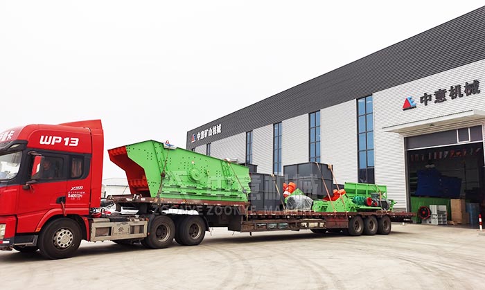 建筑装修垃圾再生利用全套设备发往湖北随州