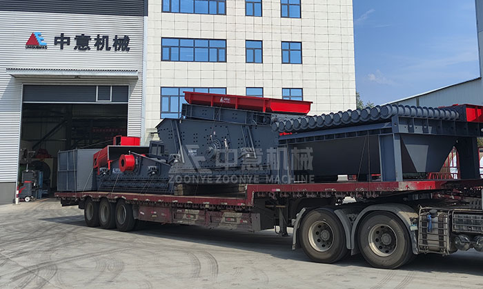 【发货现场直击】 天博模块化装修垃圾资源化生产线设备启程浙江