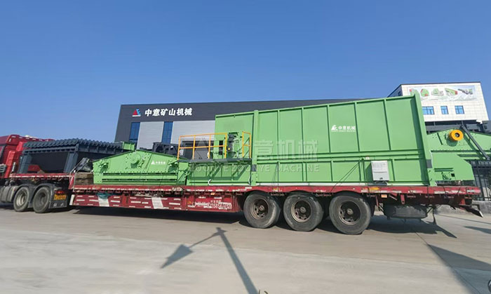 天博机械再创佳绩,一批装修垃圾处理设备顺利发货!