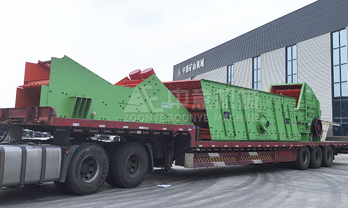 天博机械装修垃圾处理设备批量发往山西