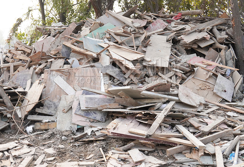 分拣出的再生木材 分拣出的再生木材