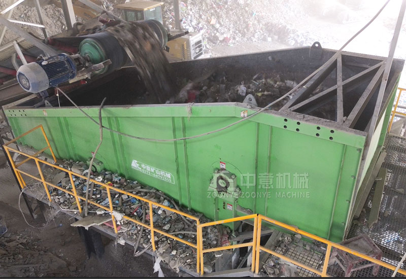 运行中的弹跳筛 运行中的弹跳筛