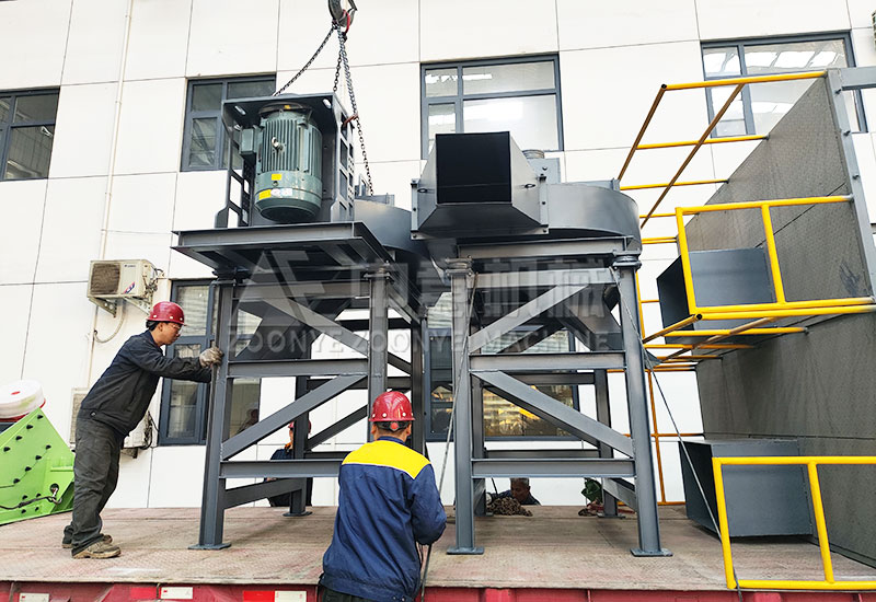 两台负压风选机.jpg 两台负压风选机