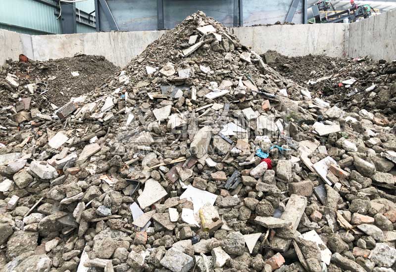 分拣出的再生骨料 分拣出的再生骨料