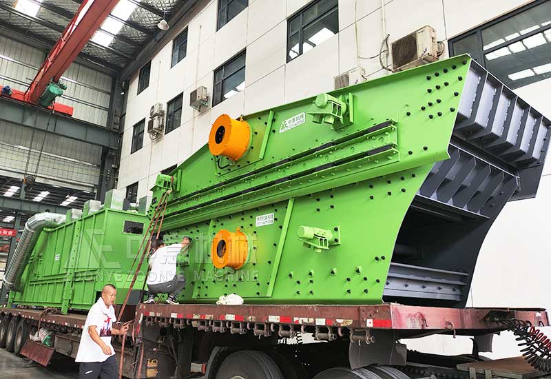 装修垃圾分选设备装车完成jpg 装修垃圾分选设备装车完成